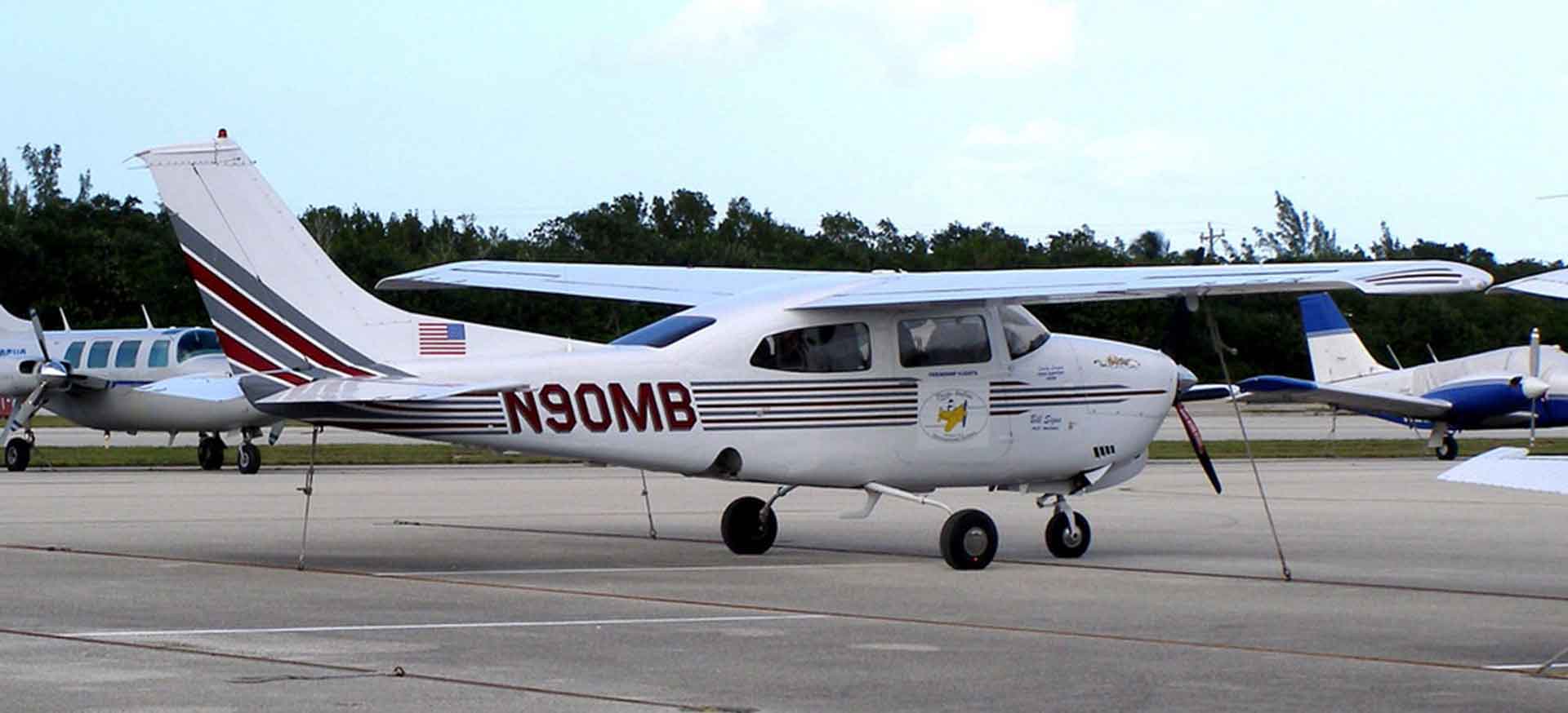 Cessna N90MB on tarmack